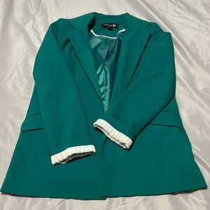 Green blazer